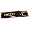 Receptionist Wood Desk Block (Rosewood)