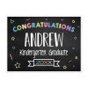 Colorful Kindergarten Graduation Yard Sign