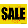 Burst Sale Sign