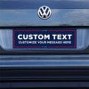 MAGA Custom Trump Bumper Sticker on a gray car