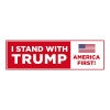 I Stand with Trump Bumper Sticker