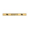 Horizontal Engraved Heavy Brass Signs 1" x 12"