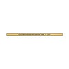 Horizontal Engraved Heavy Brass Signs 1" x 22"