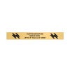 Custom Engraved Brass Sign Up to 3 Inches Tall