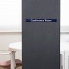 Engraved plastic sign for a conference room