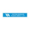 Engraved Sign Horizontal 2" x 12"