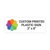 Color Sign Horizontal 3" x 8"