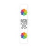 Color Sign Vertical 16" x 3"