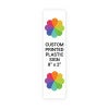 Color Sign Vertical 8" x 2"