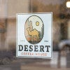 Custom 8 x 8 Square Static Window Cling