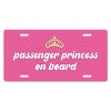 Passenger Princess - Cute Front License Plate