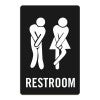 Funny Bathroom Sign All Gender Restroom