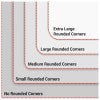 The corner options for acrylic wedding signs