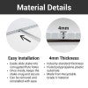 Corrugated sign details - 4mm thickness and easy installation