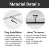 The corrugated plastic is thick and easy to install a stake