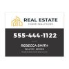 Promote your real estate company with our customizable real estate yard sign. Add your name, logo, and contact information. Perfect for realtors. Shop Now!
