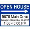 Basic Open House Arrows Sign