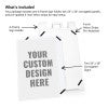 The Velcro strips that attach the sign to the frame and how to remove and install an insert