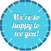 We're So Happy to See You Business Reopening Floor Decal