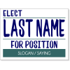 Marker Election Yard Sign | 18" x 24"