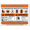 Multi Message Container Safety Decal | 8" x 11"