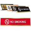 No Smoking Desk Plate | 2" x 8"