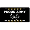 Proud Military Custom License Plate