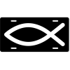 Religious Christian Symbol Custom License Plate