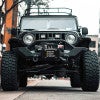 Front License Plate On Black Car