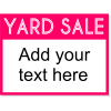 Yard Sale Sign