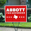 Greg Abbott Yard Sign Lifestyle