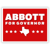 Greg Abbott Yard Sign