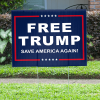 Free Trump Yard Sign