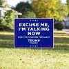 I'm Talking Now | Trump Vance Yard Sign in sunny yard