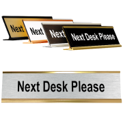 Next 2" x 8" Desk Please 2" x 8" Desk Plate