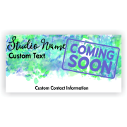 Coming Soon 3' x 6' Yoga Studio Banner