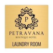 Pick Your Size Custom Horizontal Engraved Brass Sign Over 3" Tall