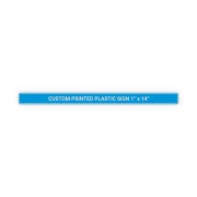 Plastic Engraved 1" x 14" Horizontal Sign