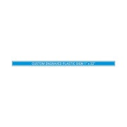 Plastic Engraved 1" x 22" Horizontal Sign