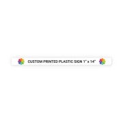 Color 1" x 14" Horizontal Sign