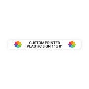 Color 1" x 8" Horizontal Sign