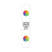 Color 6" x 1" Vertical Sign 