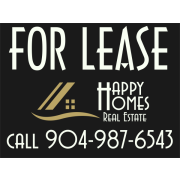 Custom For Lease Sign with Company Logo