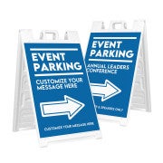 Event Parking A-Frame Sign with Custom Text