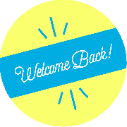 Welcome Back Script Set Business Reopening Floor Decal