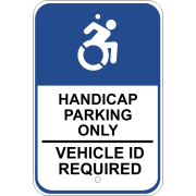 Handicap Reserved Sign