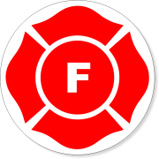 9" F Round Floor Truss Construction Decal 