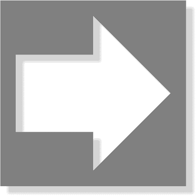 Directional Arrow Mylar Stencil | Multiple Sizes