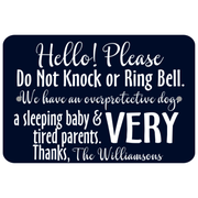 Do Not Knock Sign
