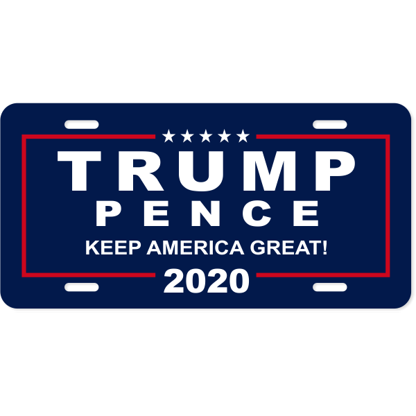 Donald Trump Presidential Campaign License Plate